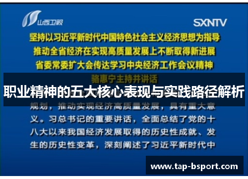 职业精神的五大核心表现与实践路径解析